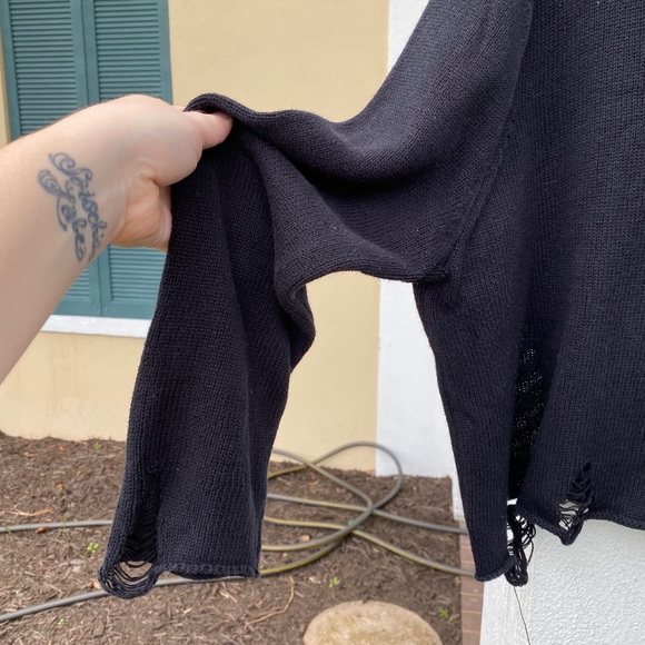 Distressed cropped Hoodie Sweater H&M divided L - Picture 2 of 9